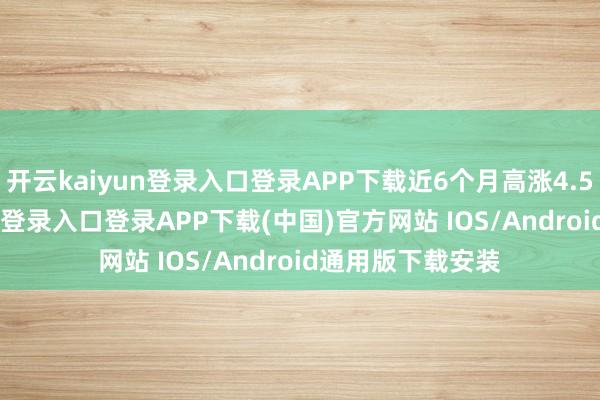 开云kaiyun登录入口登录APP下载近6个月高涨4.55%-开云kaiyun登录入口登录APP下载(中国)官方网站 IOS/Android通用版下载安装