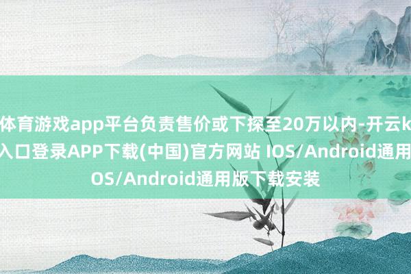 体育游戏app平台负责售价或下探至20万以内-开云kaiyun登录入口登录APP下载(中国)官方网站 IOS/Android通用版下载安装